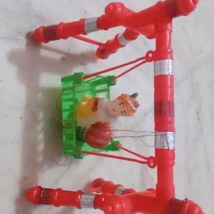 Lord Krishna Plastic Jhula. (Foldable)