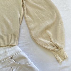 Korean Imported Beige Cardigan