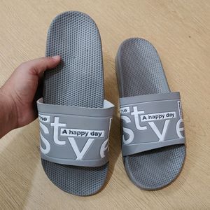 New Men Style Printed Fashionable Slide Size-10