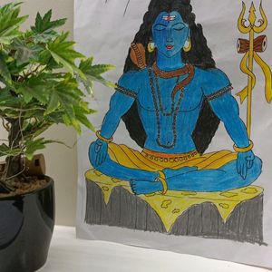 Mahadev Ji Painting 🎨 🖌️ Handmade