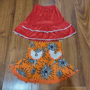 Two Skirts For Girls Upto 5 Years