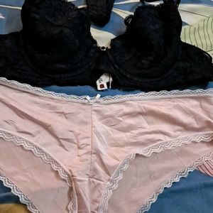 Combo Of Four Imported Fabric Bra N Panty