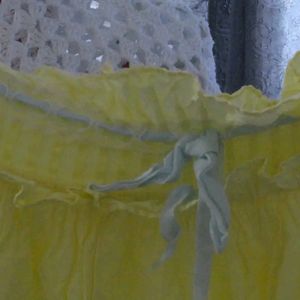 Victorian Yellow Aesthetic Dress