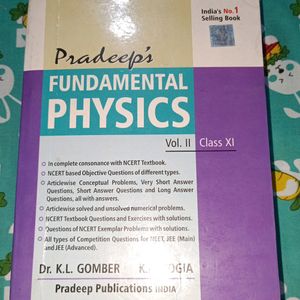 Reference Book Of Physics(NCERT)(Class 11, Vol -2)