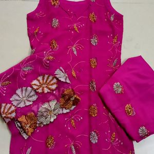 Kurti Set With Dhupata And Salwar..