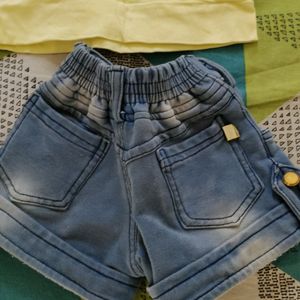 Jeans Short And Top