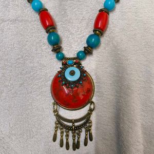 Traditional Heavy Red Neckpiece