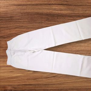 Stella White Side Hook Trousers