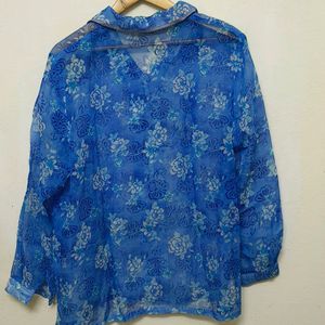 Trendy New Sky Blue Shirt For Women