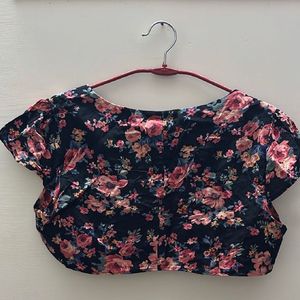 Floral Crop Top💓#floraltop #croptop #forever21