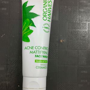 Organic Harvest Acne Control Mattifying Facewash