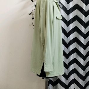 Plus Size Mint Green Shirt