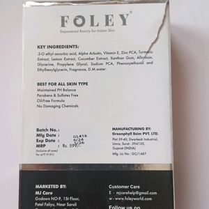 Foley Vitamin C Face Serum