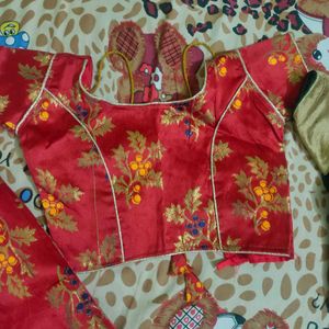 Two Blouses And One Lehenga