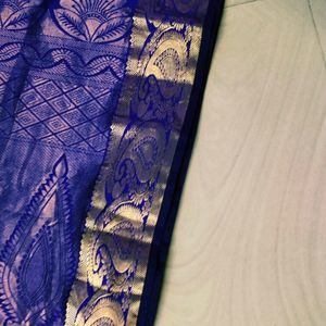 Blue Colour Uppada Pattu Saree