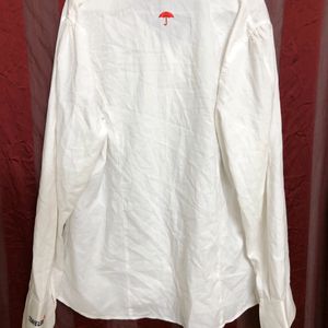 Cutter & Buck White plain Shirt