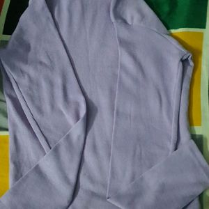 Purple Color Full Sleeves Top ...