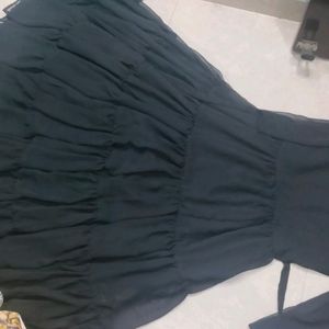 black anarkali 10 meter