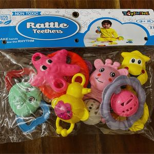 Rattle Teethers 🐥🐒🪼🦜