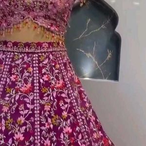 Embroidered Lehenga (1 Day Offer)