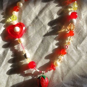 Kawaii Sanrio Strawberry Necklace 🍓