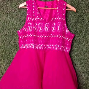 Hot Pink Sharara