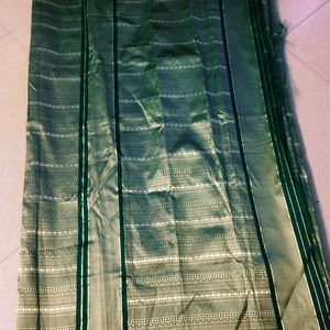 Green Colour Pure Kanjeevaram Silk Saree