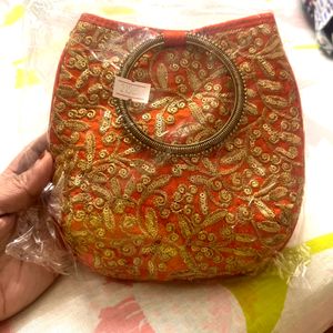 Wedding Batwa | Party Purse Orange New Unused