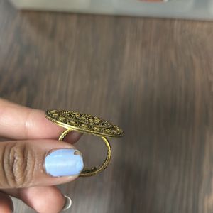 Gold Plated Steel Ring