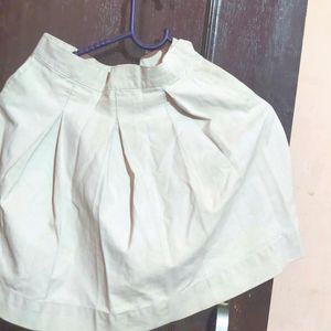 White School Skirt