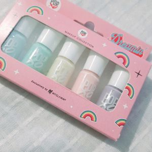 POPxo Makeup - Dreamin Mini Nail Kit (Set Of 5) |L