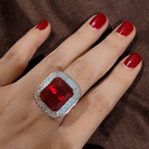 Ruby Cocktail Ring