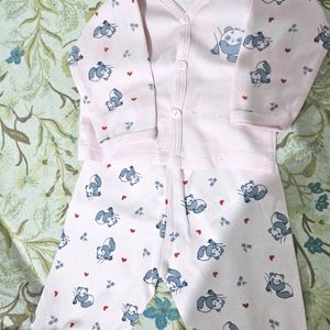 baby girl top and pajama set