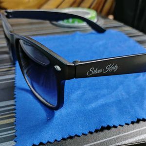 Sunglasses By Silver Kartz Black Rectangle