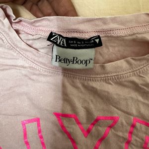 ZARA PINK T-SHIRT