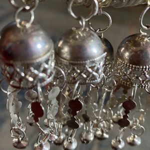 JUMKA HANGING SILVER BANGLES