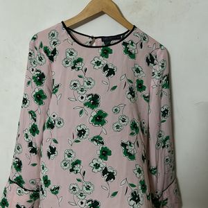 Floral Semi Formal Top