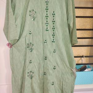 Preety Shade Of Green Kurta