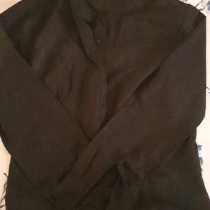 Black Formal Shirt For Women- Size M