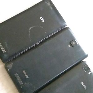 5 Combo Phones Dead And Broken