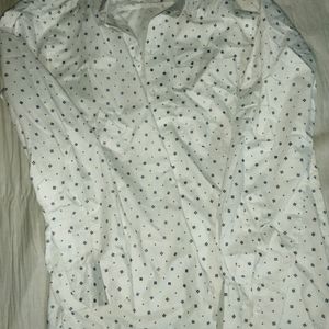 White Dotted Shirt