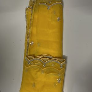 Golden Net Festiver Wear Dupatta