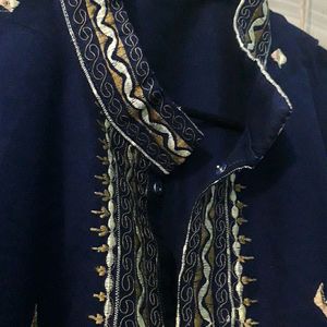 Mens Navy Blue Kurta