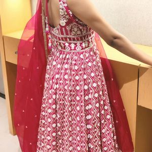 Diwali Special Pink Anarkali