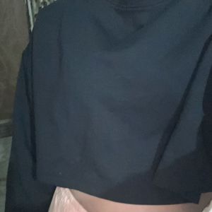 Black Crop Top For Women