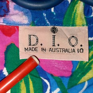 🇦🇺 DIO Trendy Shirt Top Multicolour RARE FINDS