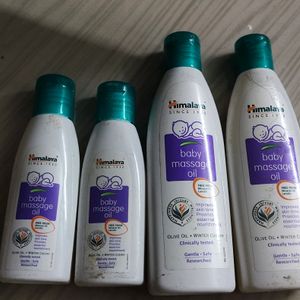 4 Himalaya Brand New Massage Oil Bottle