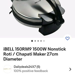 Imported Made In China Brand New Roti Maker