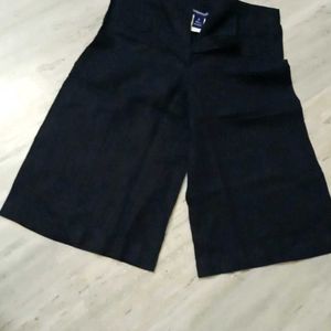 Black Cotton Shorts