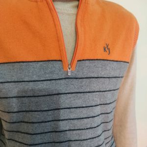 Mens Half Sweater